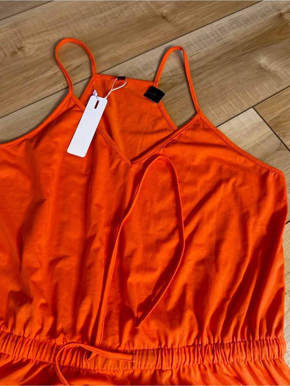 Tommy Hilfiger Orange Tiered Sundress - Picture 3 of 3